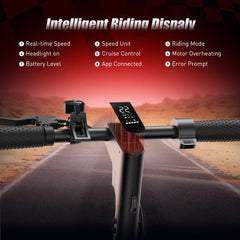 Hulajnoga elektryczna W5 City, silnik 350 W, maks. prędkość 30 km/h, wyświetlacz LCD