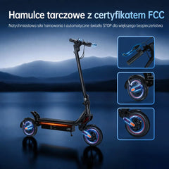 iScooter Hulajnoga elektryczna iScooter W8, terenowa, zasięg 45 km
