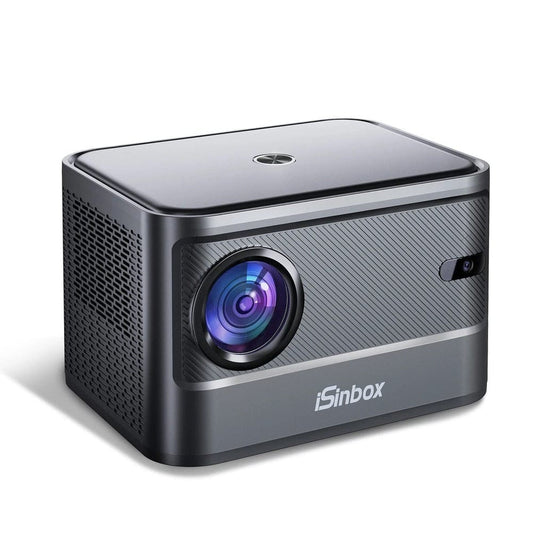 CyberCart projektor Szary isinbox A40C przenośny projektor 4k UHD Wi-Fi Bluetooth LCD z autofokusem