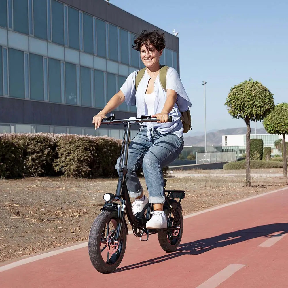 CyberCart Elektryczny rower miejski isinwheel U4 Składany Rower Elektryczny Miejski | 250W, 88 km Zasięgu, E-bike do Miasta