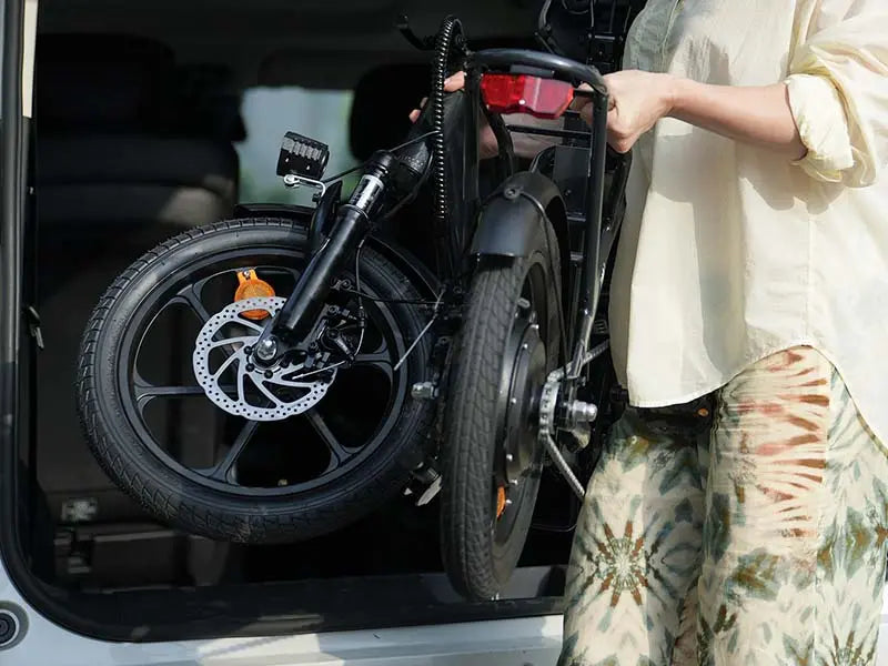 CyberCart Elektryczny rower miejski isinwheel U4 Składany Rower Elektryczny Miejski | 250W, 88 km Zasięgu, E-bike do Miasta