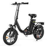 CyberCart Elektryczny rower miejski isinwheel U4 Składany Rower Elektryczny Miejski | 250W, 88 km Zasięgu, E-bike do Miasta