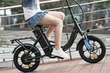 CyberCart Elektryczny rower miejski isinwheel U4 Składany Rower Elektryczny Miejski | 250W, 88 km Zasięgu, E-bike do Miasta