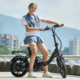 CyberCart Elektryczny rower miejski isinwheel U4 Składany Rower Elektryczny Miejski | 250W, 88 km Zasięgu, E-bike do Miasta