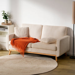 Zbliżenie na wysokiej jakości, odporną na zniszczenia tkaninę techniczną sofy Ares Inertia