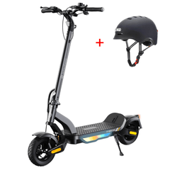 iSinwheel Hulajnoga Elektryczna Miejska Czarny + kask Hulajnoga Elektryczna S-Nova Pro 1000W – 45 km/h, 60 km zasięg, składana miejska