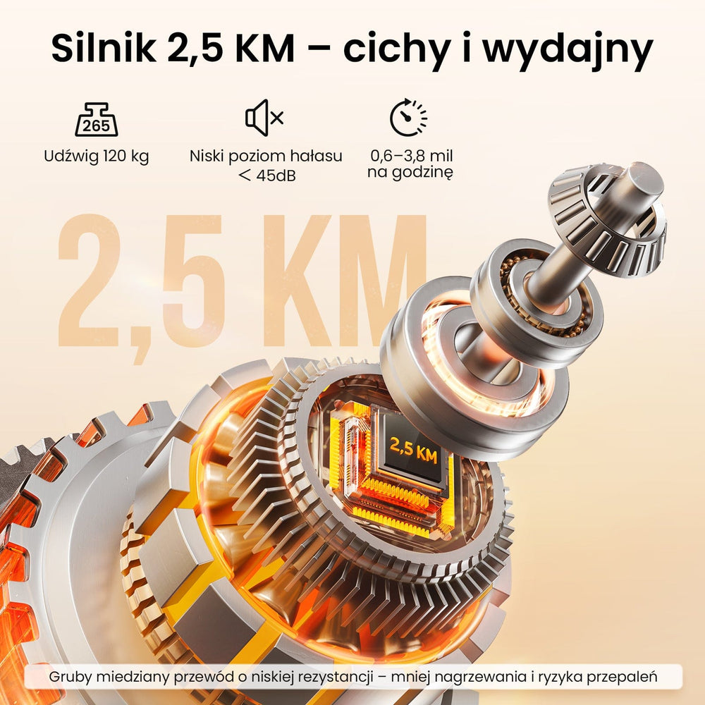 Cicha bieżnia JagJog JT31 z silnikiem 2,5 KM