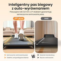 Bieżnia JT31 z inteligentnym pasem biegowym auto-centering