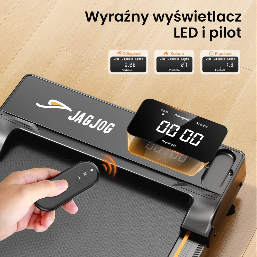 Bieżnia JT31 z wyświetlaczem LED i pilotem