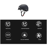 CyberCart Accessories - Cycling Helmet Cycling Helmet for Adults with Visor, PC Shell, Lightweight and Durable, Black Color
