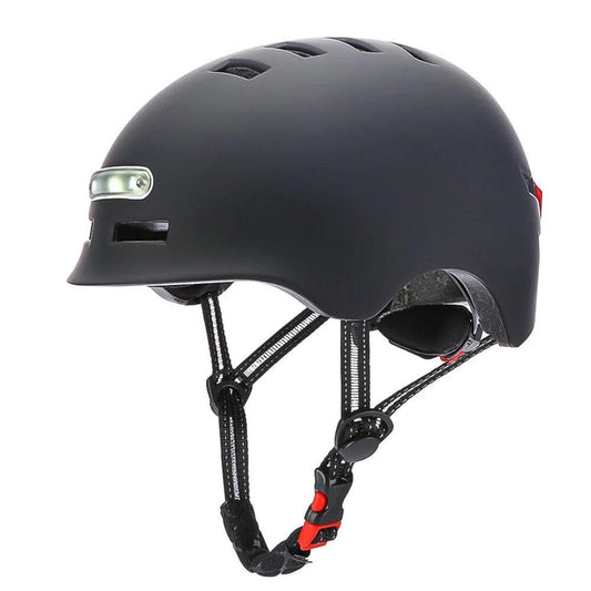 CyberCart Accessories - Smart Cycling Helmet l-58-61-cm Smart Cycling Helmet with 750mAh Long-Lasting, Shockproof Headlight & Taillight Combo