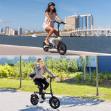 CyberCart Commuter E-Bike Electric Bike U1 Commuter 250W Foldable for Teens & Adults, CE Certified E-Bike