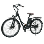 CyberCart Commuter E-Bike Electric Bike U2 Commuter - 26" City E-Bike for Women, 250W Motor, 55KM Range, CE Certified