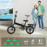 CyberCart Commuter E-Bike Electric Bike U3 Commuter E-Bike for Adults - 55-Mile Range, 7-Speed, Removable Battery, Auto Headlight and Rear Storage