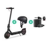 CyberCart E-Scooter Bundle Accessories Bundle: CE Approval i8 Commuter E-Scooter 350W, 25KM/H, 8.5“ Tires with Black Helmet & Password Cable Lock