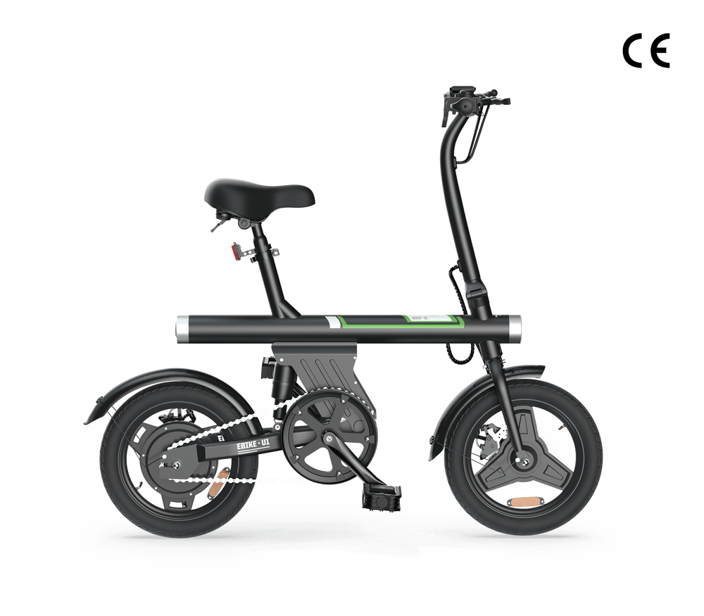 CyberCart Commuter E-Bike Elektryczny Rower Miejski U1 250W Składany dla Młodzieży i Dorosłych, Rower Elektryczny z Certyfikatem CE