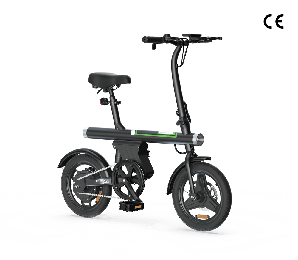 CyberCart Commuter E-Bike Elektryczny Rower Miejski U1 250W Składany dla Młodzieży i Dorosłych, Rower Elektryczny z Certyfikatem CE