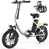 Elektryczny rower składany U4 – zbliżenie logo modelu U4 na ramie e-bike’a