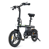 CyberCart Commuter E-Bike Czarny Elektryczny Rower Miejski U1 250W Składany dla Młodzieży i Dorosłych, Rower Elektryczny z Certyfikatem CE