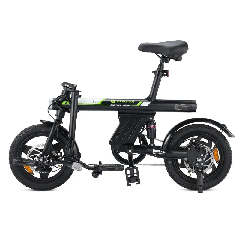 iSinwheel Elektryczny rower miejski Elektryczny Rower Miejski U1 250W Składany dla Młodzieży i Dorosłych, Rower Elektryczny z Certyfikatem CE