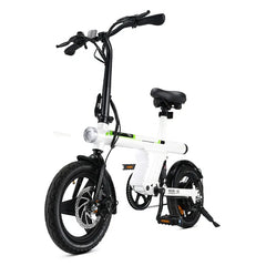 CyberCart Commuter E-Bike Biały Elektryczny Rower Miejski U1 250W Składany dla Młodzieży i Dorosłych, Rower Elektryczny z Certyfikatem CE