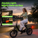 iSinwheel Elektryczny rower miejski isinwheel U4 Składany Rower Elektryczny Miejski | 250W, 88 km Zasięgu, E-bike do Miasta