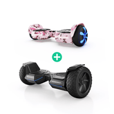 iHoverboard Hoverboard Bundle H8Pro+H2-Pink Family Bundle: CE Approval Hoverboard Adults H8Pro 800W with Kids H2 250W