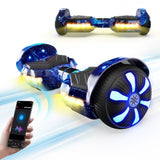 iHoverboard Hoverboard dla Dzieci Hoverboard H2 dla Dzieci 6,5" Bluetooth LED CE Różowy/Niebieski