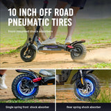 iScooter Hulajnoga Elektryczna Terenowa Hulajnoga Elektryczna iX3 800W Składana Terenowa