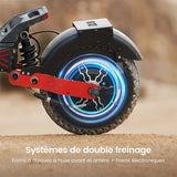 iScooter Skuter Elektryczny Terenowy Hulajnoga Elektryczna iX8 2400W Składana Off-Road, z Certyfikatem CE, Mocny Silnik