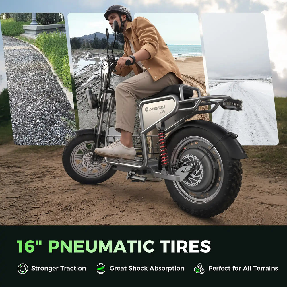 iSinwheel Hulajnoga Elektryczna Miejska Czarny 1200 W 70 km Hulajnoga elektryczna isinwheel H7PRO 1200W 70km