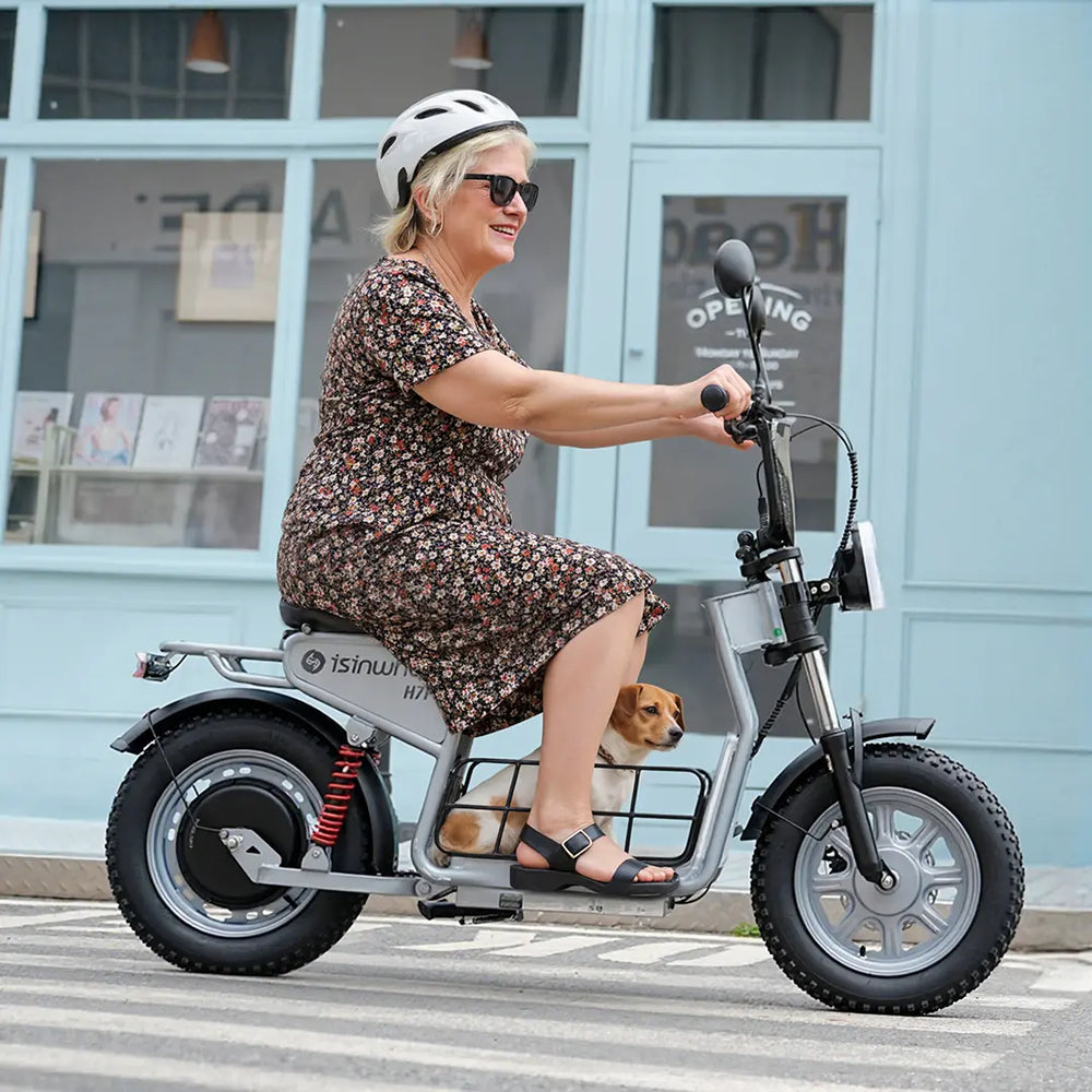 iSinwheel Hulajnoga Elektryczna Miejska Czarny 1200 W 70 km Hulajnoga elektryczna isinwheel H7PRO 1200W 70km