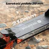 iSinwheel Skuter Elektryczny Terenowy Hulajnoga Elektryczna D2 1000W Składana Off-Road, Zasięg 55 km, Mocny Silnik