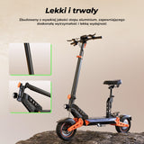 iSinwheel Skuter Elektryczny Terenowy Hulajnoga Elektryczna D2Plus 1000W Składana Off-Road, Zasięg 60-65 km, Mocny Silnik