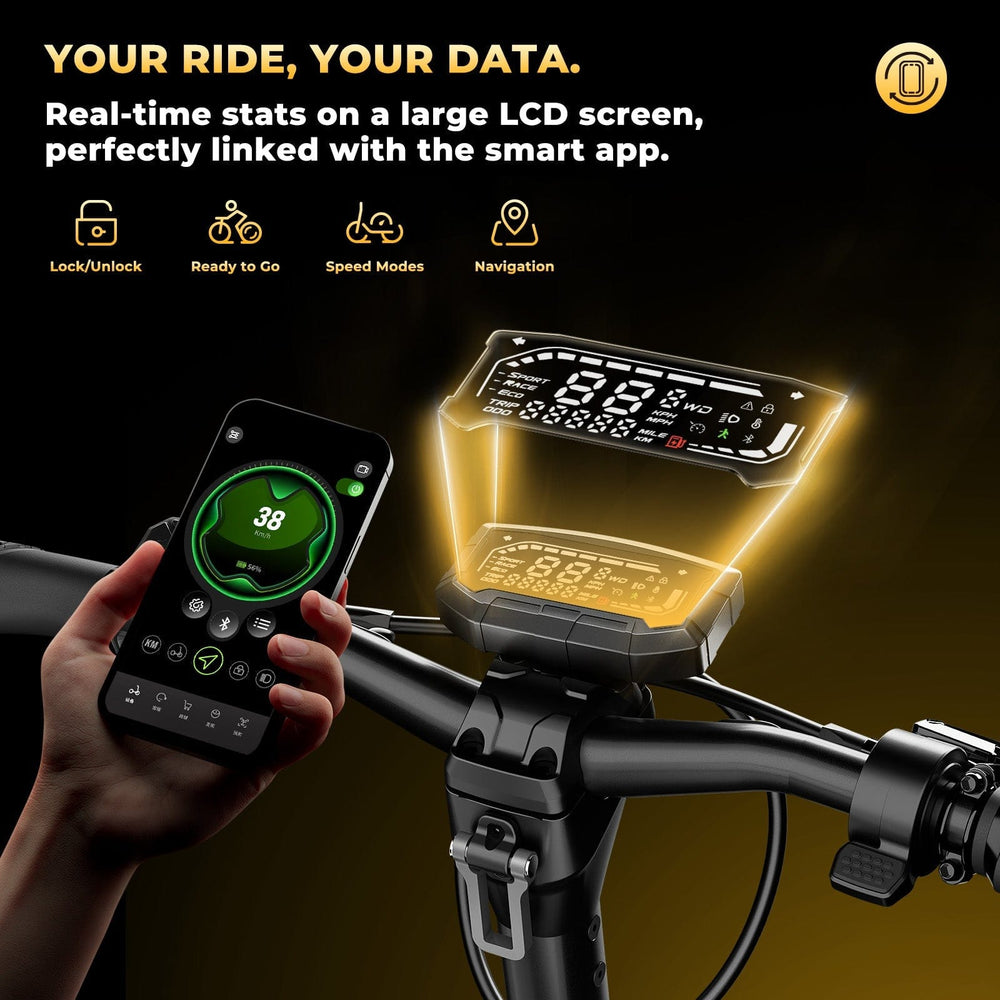 iSinwheel Skuter Elektryczny Terenowy Hulajnoga Elektryczna GT4 2400W Terenowa Składana Off-Road, Zasięg 70-80 km, CE, Mocny Silnik