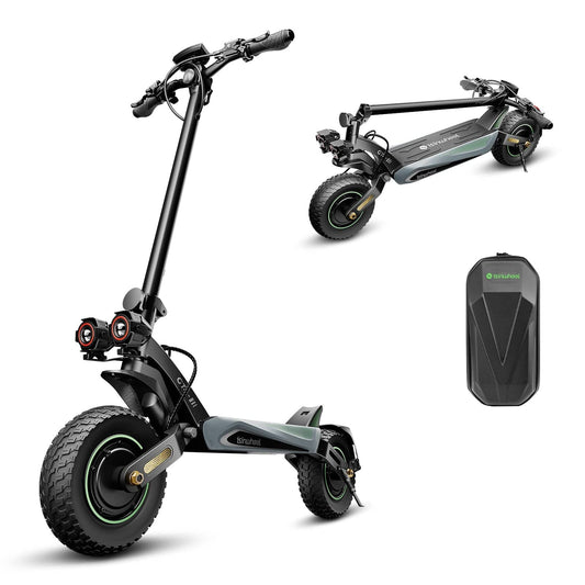 iSinwheel Skuter Elektryczny Terenowy Hulajnoga Elektryczna GT4 2400W Terenowa Składana Off-Road, Zasięg 70-80 km, CE, Mocny Silnik