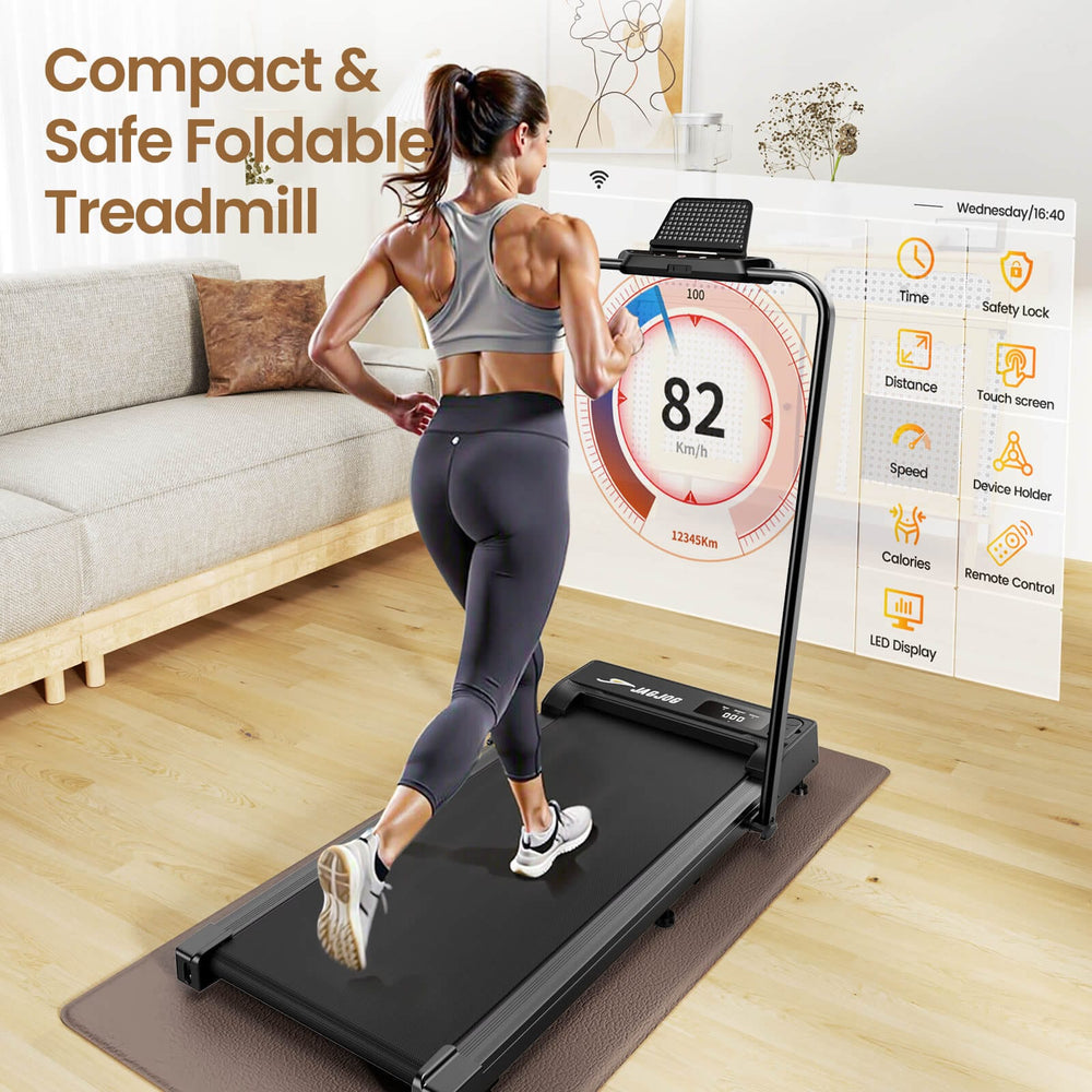 Jagjog Bieżnia Elektryczna Bieżnia Elektryczna JT51 Kompaktowa Składana 10 km/h CE