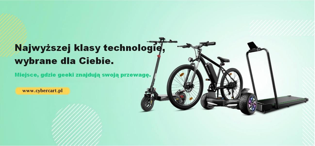 Cybercart | Niższe ceny na hulajnogi i rowery elektryczne