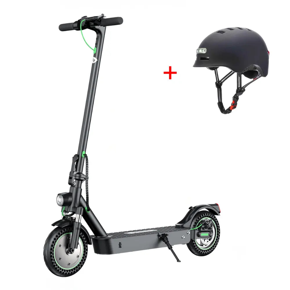 iSinwheel Hulajnoga Elektryczna Miejska Czarny + kask Hulajnoga elektryczna S9MAX 500W 35 KM/H – składana, miejska