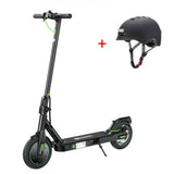 iSinwheel Hulajnoga Elektryczna Miejska Czarny + kask Hulajnoga Elektryczna S9PRO 350W Składana Miejska CE