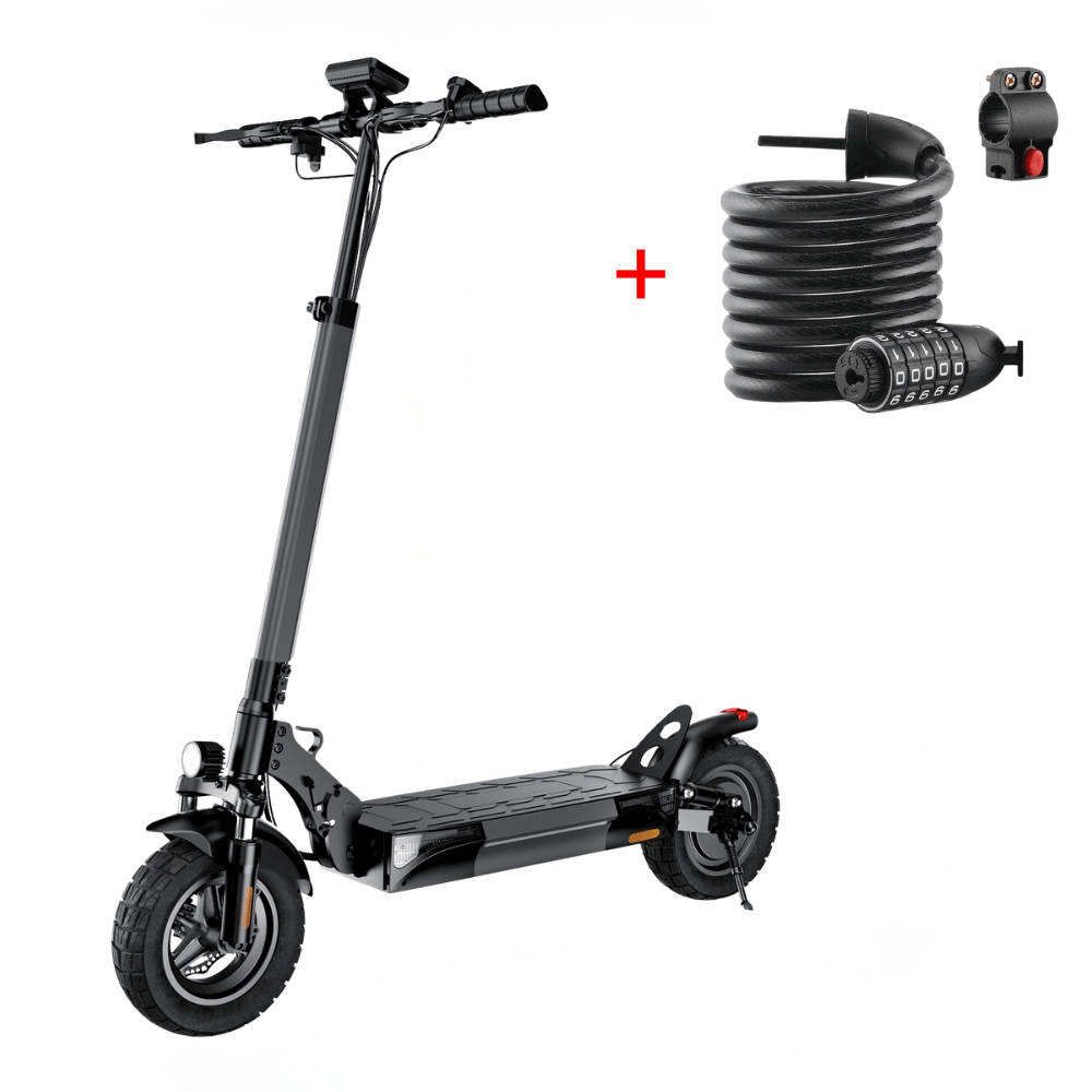 iScooter Hulajnoga Elektryczna Terenowa Czarny + kask iScooter W9 Elektryczna hulajnoga 1000 W Off-Road Zasięg 45 km