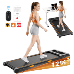 Jagjog Bieżnia Domowa JT32-6 km/hz APP-Auto Incline 12% Bieżnia Domowa JT52 Połączony z APP – Składana Walking Pad 12 km/h, Bluetooth + App, Certyfikat CE