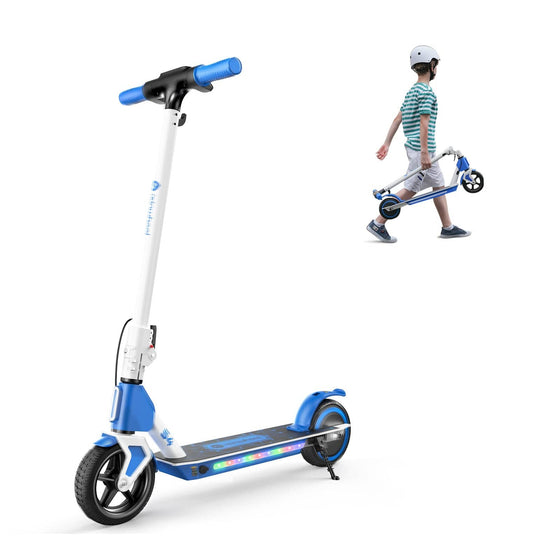iSinwheel Hulajnoga Elektryczna dla Dzieci S4-Niebieski Hulajnoga Elektryczna dla Dzieci S4 200W Składana