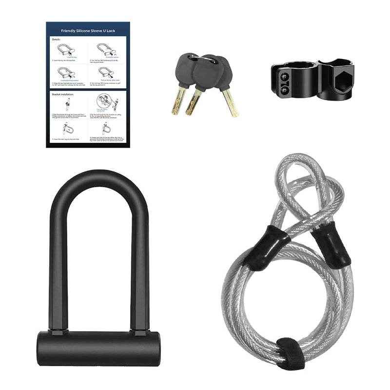 CyberCart Akcesoria CS003 Silikonowa kłódka U-Lock