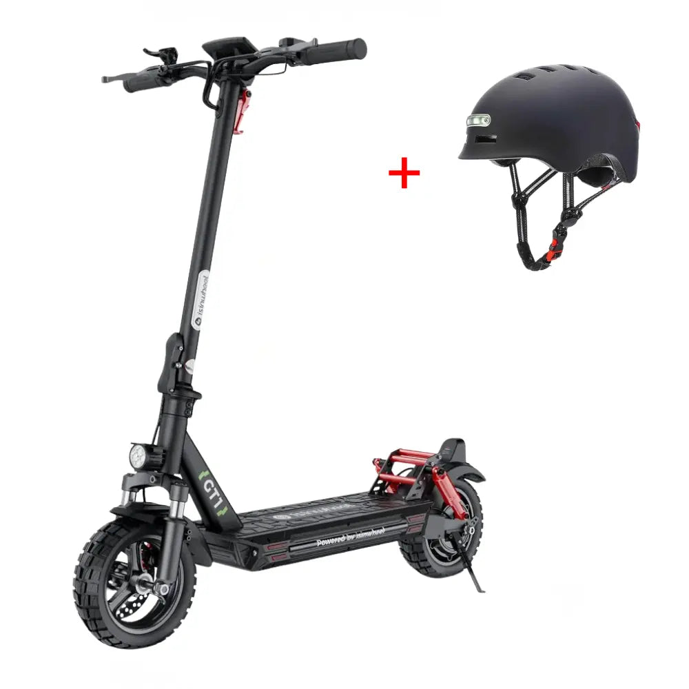 iSinwheel Hulajnoga Elektryczna Terenowa Czarny + kask Hulajnoga Elektryczna GT1 800W 40 km/h Składana Terenowa