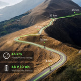 iSinwheel Hulajnoga Elektryczna Terenowa Terenowa hulajnoga elektryczna isinwheel GT1 800W (45 km/h, składana)