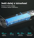iSinwheel Hulajnoga Elektryczna Terenowa Terenowa hulajnoga elektryczna isinwheel GT1 800W (45 km/h, składana)