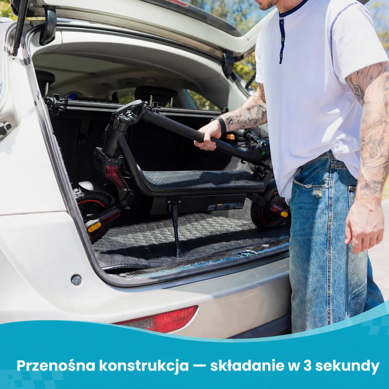 iScooter Hulajnoga elektryczna iScooter W8, terenowa, zasięg 45 km