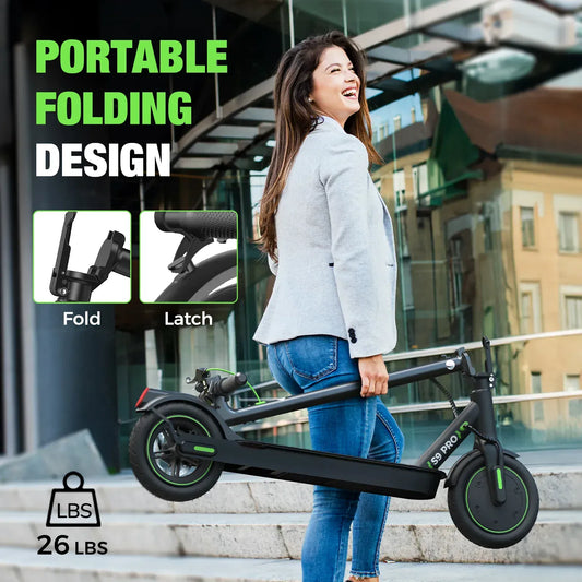Składana hulajnoga s9pro 350W – łatwe przechowywanie i transport