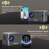 CyberCart projektor Szary isinbox A40C przenośny projektor 4k UHD Wi-Fi Bluetooth LCD z autofokusem